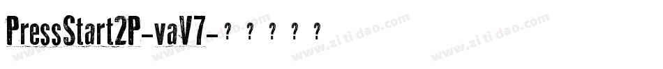 PressStart2P-vaV7字体转换