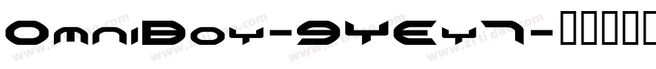 OmniBoy-9YEy7字体转换