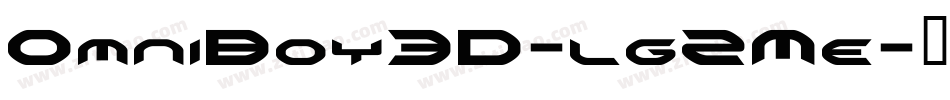 OmniBoy3D-lgZMe字体转换