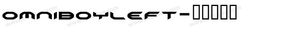 omniboyleft字体转换