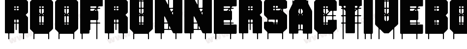 RoofRunnersActiveBold-odPA字体转换