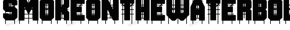 SmokeOnTheWaterBold-8W6g字体转换