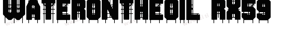 WaterOnTheOil-rx59字体转换