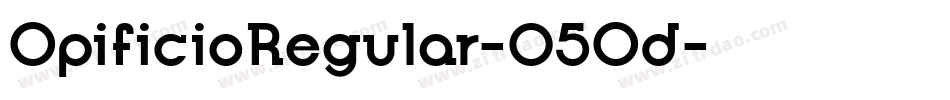 OpificioRegular-05Od字体转换