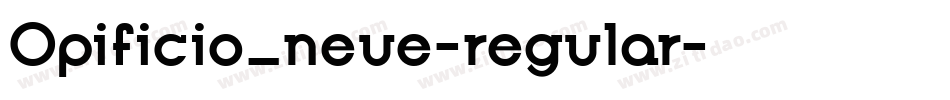 Opificio_neue-regular字体转换