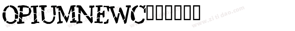 OpiumNewC字体转换