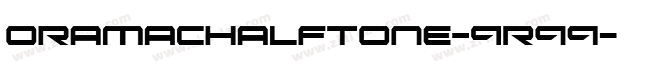 OramacHalftone-qrqq字体转换