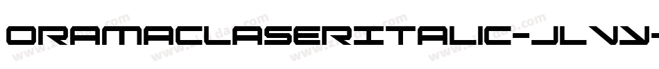 OramacLaserItalic-jlvy字体转换