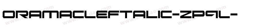 OramacLeftalic-zPqL字体转换