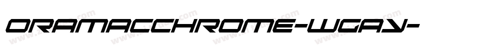 OramacChrome-WgaY字体转换