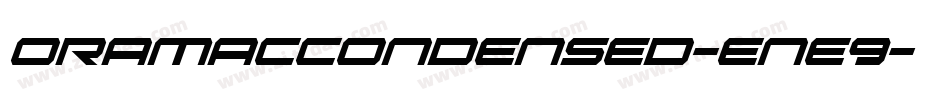 OramacCondensed-Ene9字体转换
