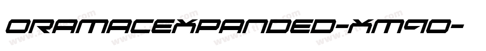 OramacExpanded-xmqO字体转换