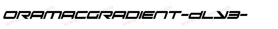 OramacGradient-Dly3字体转换