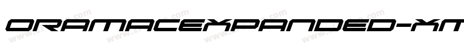 OramacExpanded-xmqO字体转换