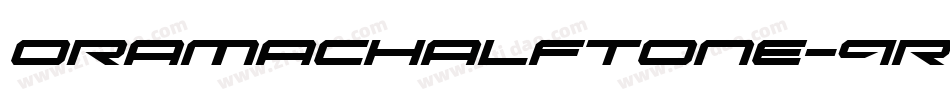 OramacHalftone-qrqq字体转换