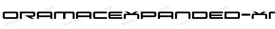 OramacExpanded-xmqO字体转换
