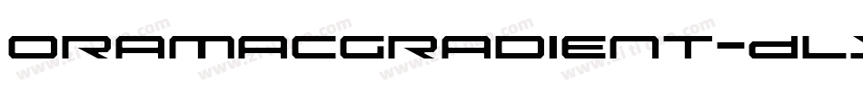 OramacGradient-Dly3字体转换