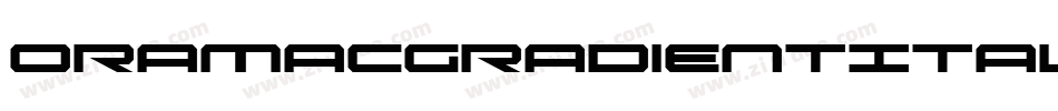 OramacGradientItalic-AVWg字体转换