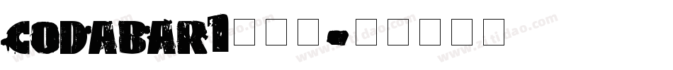 codabar1转换器字体转换