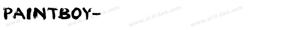 PAINTBOY字体转换