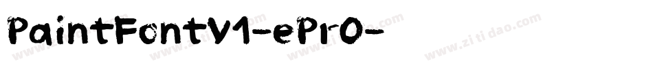 PaintFontV1-ePrO字体转换