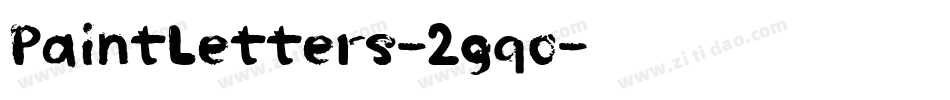 PaintLetters-2gqo字体转换