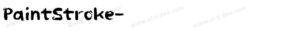 PaintStroke字体转换