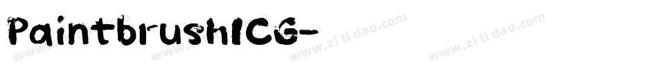PaintbrushICG字体转换
