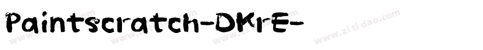 Paintscratch-DKrE字体转换