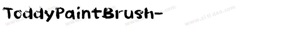 ToddyPaintBrush字体转换