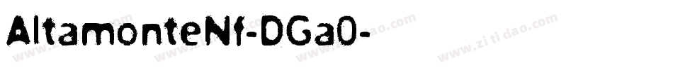 AltamonteNf-DGa0字体转换