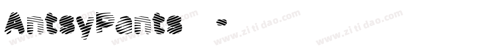 AntsyPants生成器字体转换