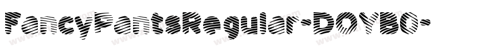 FancyPantsRegular-DOYB0字体转换