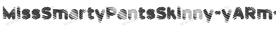 MissSmartyPantsSkinny-yARm字体转换