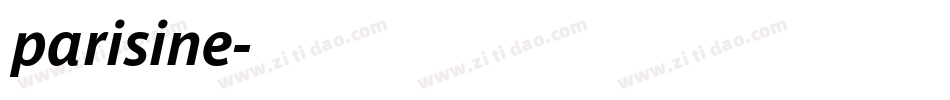 parisine字体转换