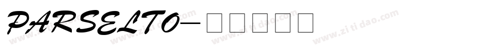 PARSELTO字体转换