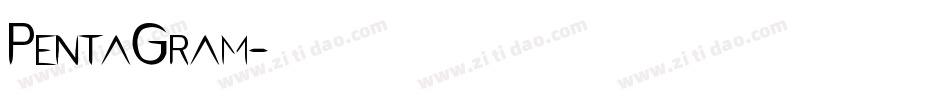 PentaGram字体转换