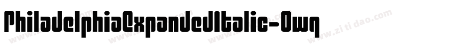 PhiladelphiaExpandedItalic-0wqv字体转换 PhiladelphiaExpandedItalic-0wqv字体转换
