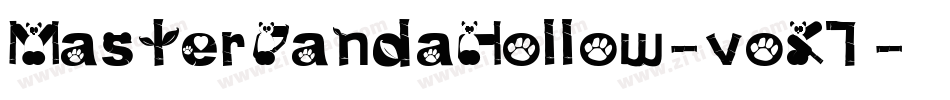 MasterPandaHollow-voK7字体转换