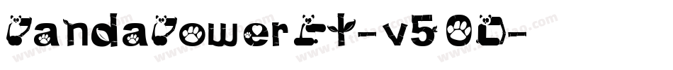PandaPowerSt-v50D字体转换