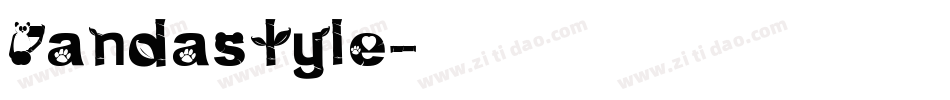 Pandastyle字体转换