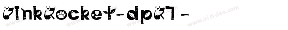 PinkRocket-dpR7字体转换