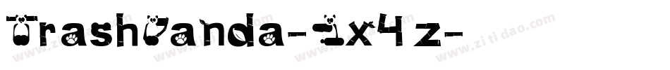 TrashPanda-Zx4z字体转换