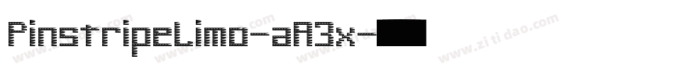 PinstripeLimo-aA3x字体转换