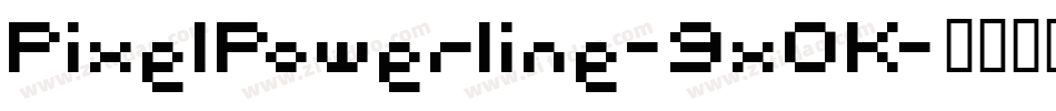 PixelPowerline-9xOK字体转换