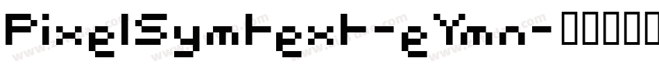 PixelSymtext-eYmn字体转换