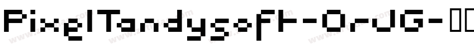 PixelTandysoft-0rJG字体转换