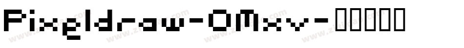 Pixeldraw-0Mxv字体转换