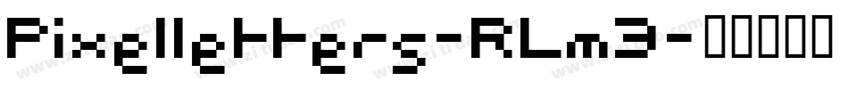 Pixelletters-RLm3字体转换