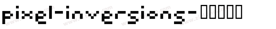 pixel-inversions字体转换